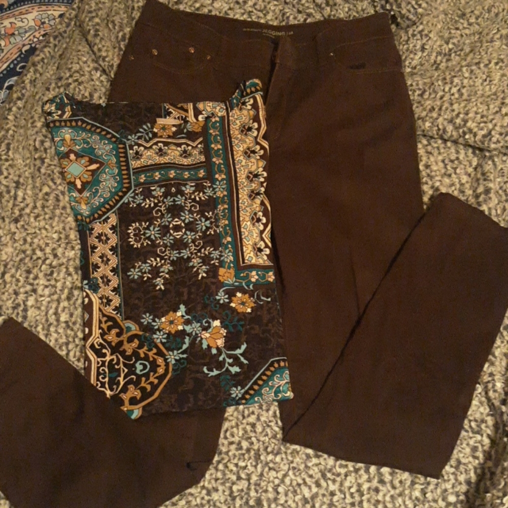 Chicos Jeggings with Chicos Top